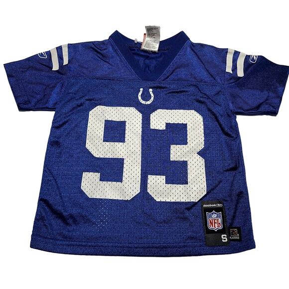 Reebok Indianapolis Colts Dwight Freeney #93 Home Jersey - Size Youth Small - Picture 1 of 7